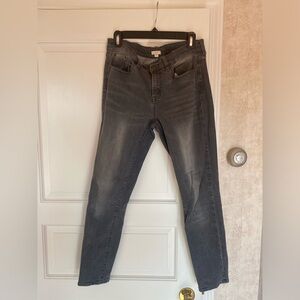 J. Crew faded black skinny jeans 29